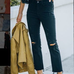 Vici Collection: worn once, black ripped jeans. Perfect condition🤩🛍
